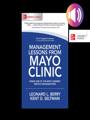 cover image of Management Lessons from Mayo Clinic